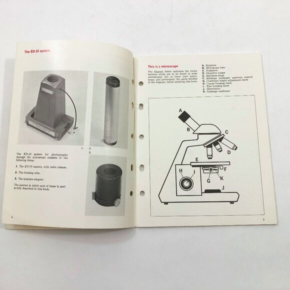 Manual How to use Polaroid Land Instrument Camera Model ED-10 photomicrography - Picture 4 of 6